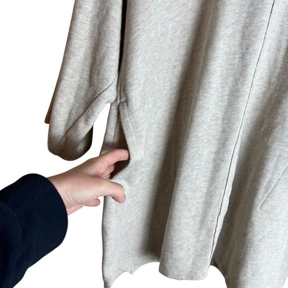 J. Jill pure Jill light oatmeal poncho like sweater - Picture 9 of 9